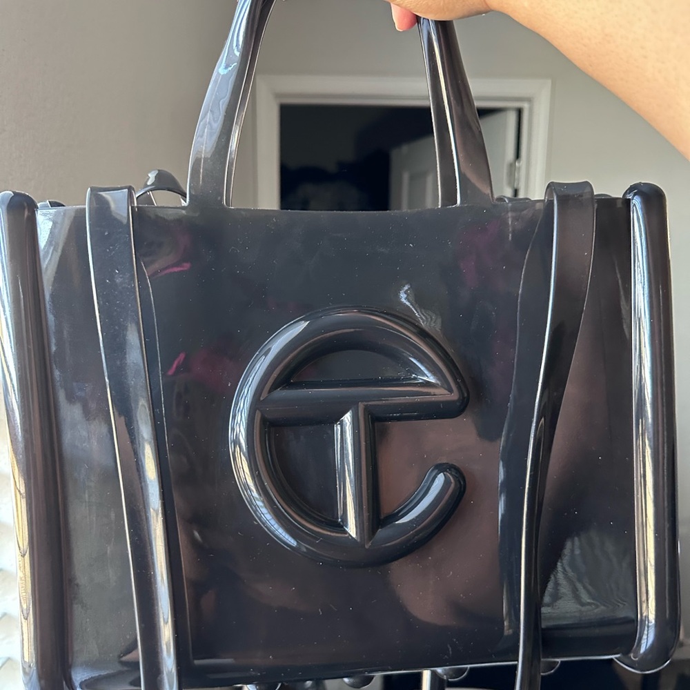 Telfar Black Shopping Tote